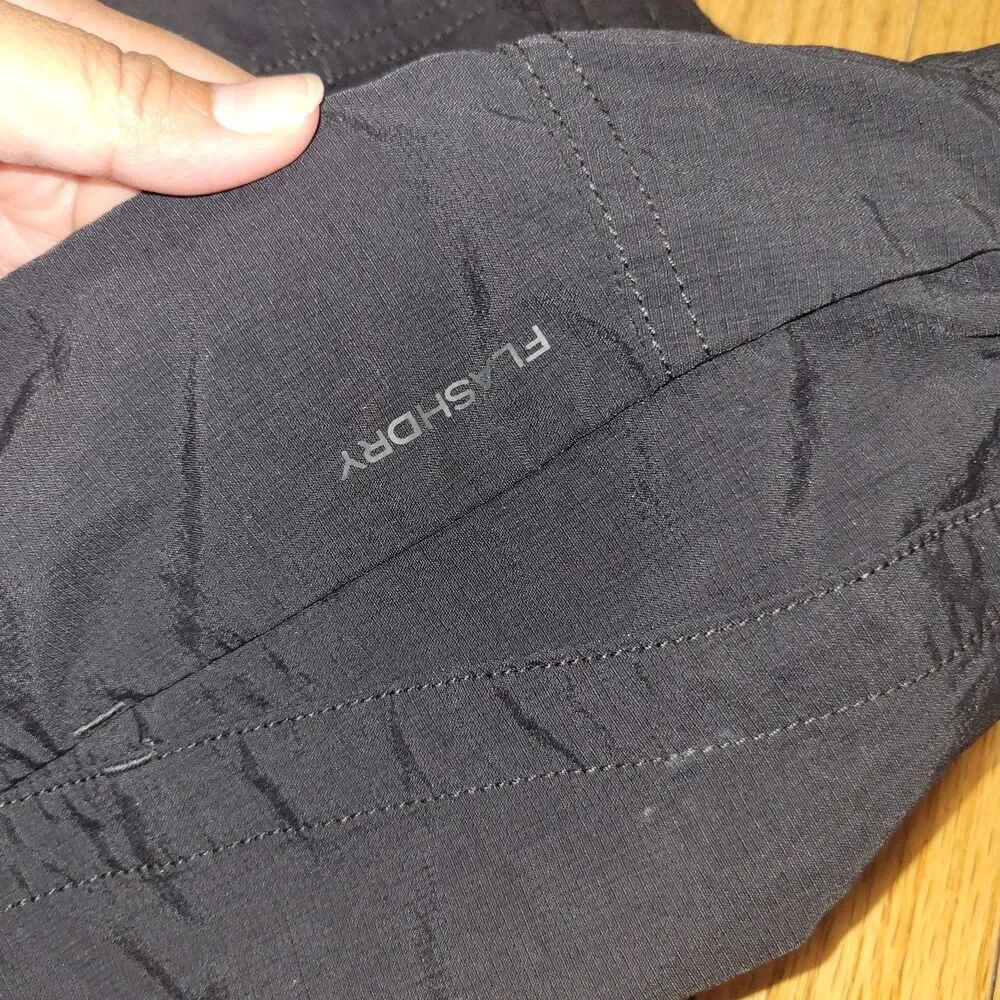 Mens Large Flash Dry The North Face Mens - Pull-On Adventure Shorts - TNF Black